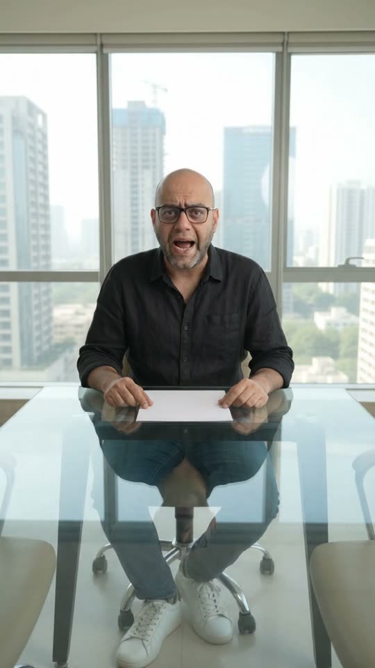 Clip 2: already seated at the agency table, speaking